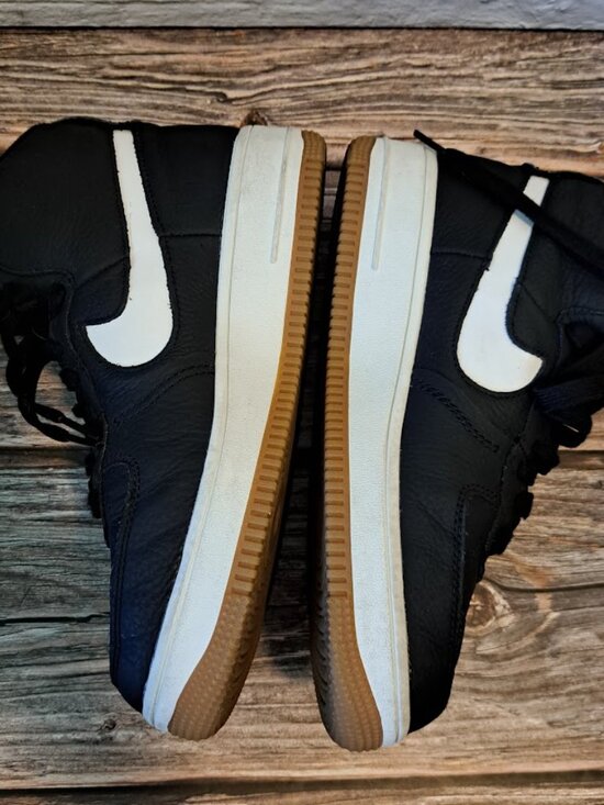 Nike Air Force 1 High Sculpt mens size 8 high top sneakers black and white main image 6